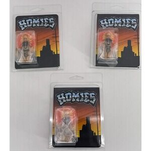 Lot 3 Homies Series 14 AZTECA Figure 1.75" Sealed VHTF Retired OOP Tribal Style